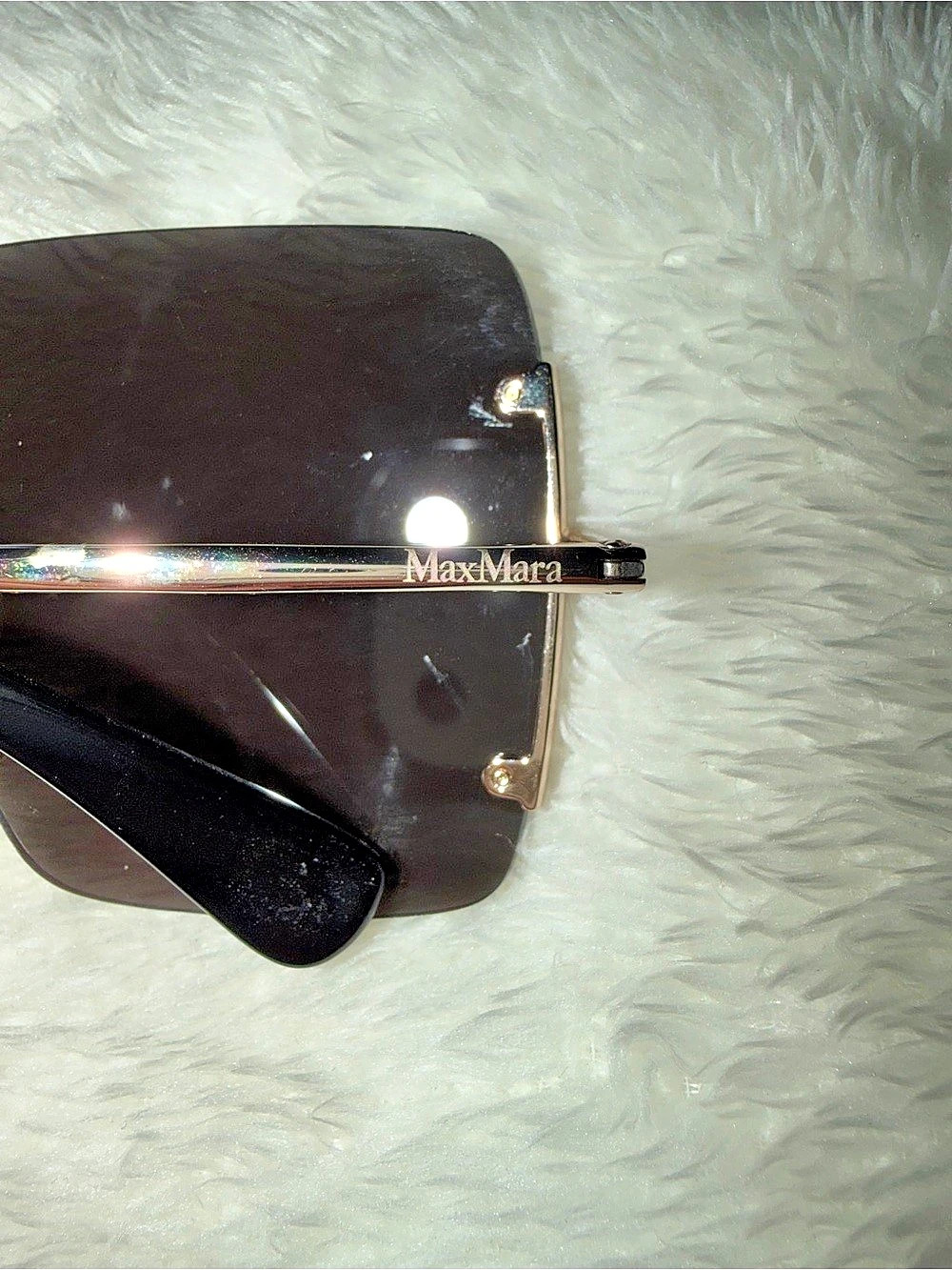 Max Mara 60mm Geometric Sunglasses - Picture 6 of 8